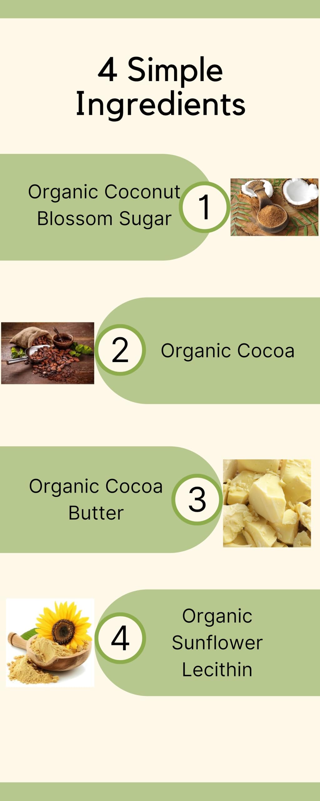 GreenZep Coconut Sugar Organic Chocolate Chips, Dairy Free, Gluten Free, Vegan, 16 Ounce Bag
