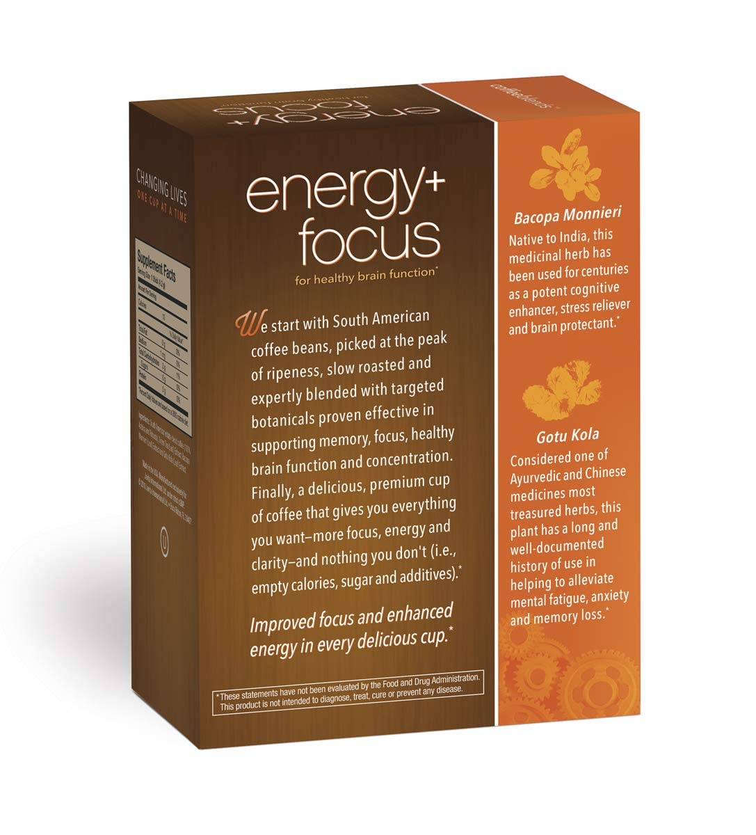 Javita Energy + Focus Instant Coffee, 100% South American Arabica & Robusta Blend, with Energizing Herbs for Clarity, Energy, &