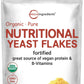 Micro Ingredients Organic Fortified Nutritional Yeast Flakes, 2Lb (32Oz) | Rich In Vegan Protein, B Vitamins, & Beta-Glucans | Keto Friendly, Dairy Free Cheese Substitute, Non-Gmo, Gluten Free
