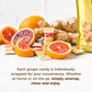 Prince of Peace Blood Orange Ginger Chews, 4 oz. - Candied Ginger - Candy Pack - Ginger Chews Candy - Natural Candy