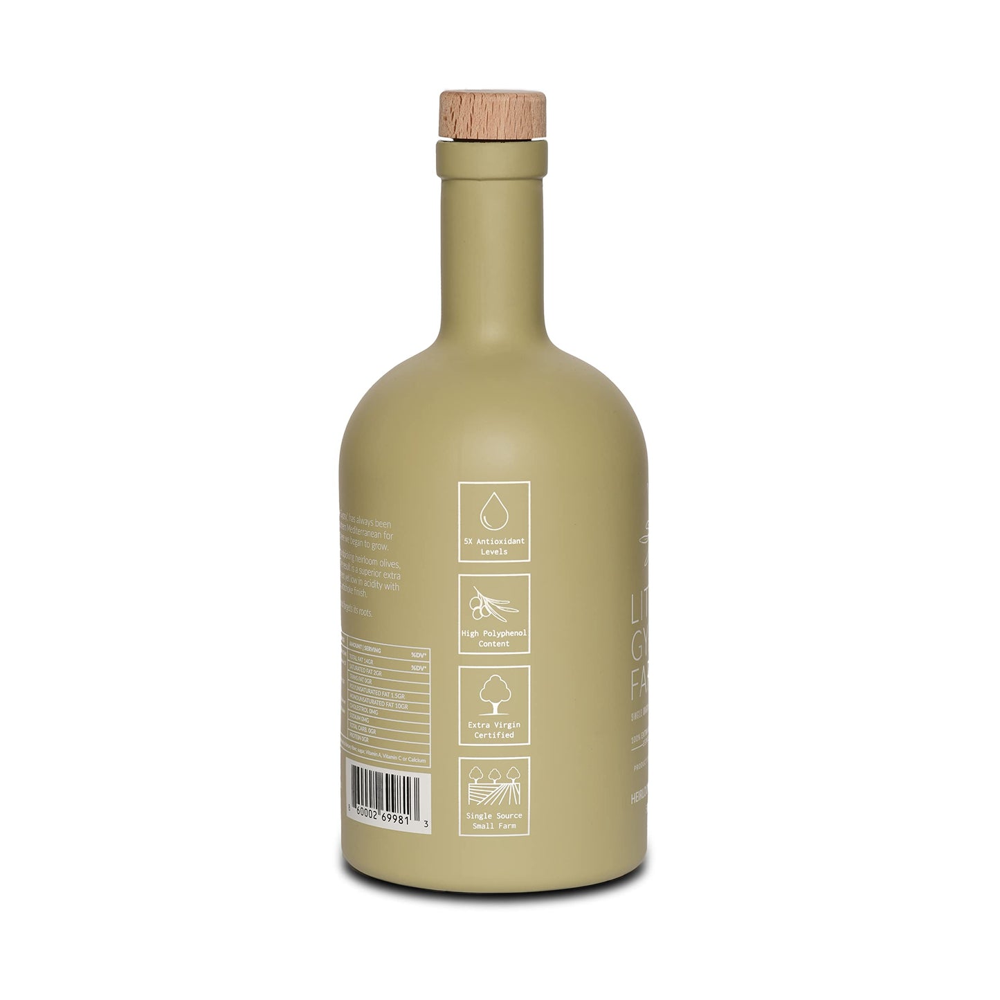 Heirloom EVOO | Little Gypsy Farms ?? Estate Grown Greek Extra Virgin Olive Oil | Healthiest Olive Variety | 5X Polyphenols - Hi