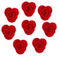 Sentovac 8 Pcs Red Rose Flowers Candy Dessert Icing Decoration Edible Valentines Day Sprinkles Diy For Cookie Cake Cupcake Toppe