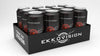 Ekkovision Energy Drink  Fruit Punch  200 Mg Natural Energy Blend With Coconut Water  L Theanine  Alpha Gpc & L Tyrosine For Balanced Energy  Electrolytes & Smooth Hydration  16 Fl Oz Can  12 Pack