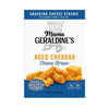 Mama Geraldines Aged Cheddar Cheese Straws - Protein Packed, Savory and Flavor-Forward, Zero Sugar Low Carb Baked Snack, Crunch