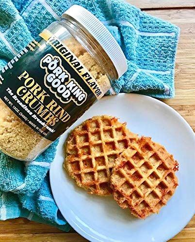 Pork King Good Unseasoned Pork Rind Breadcrumbs (Low Carb Keto Diet)! Perfect For Ketogenic, Paleo, Gluten-Free, Sugar Free and