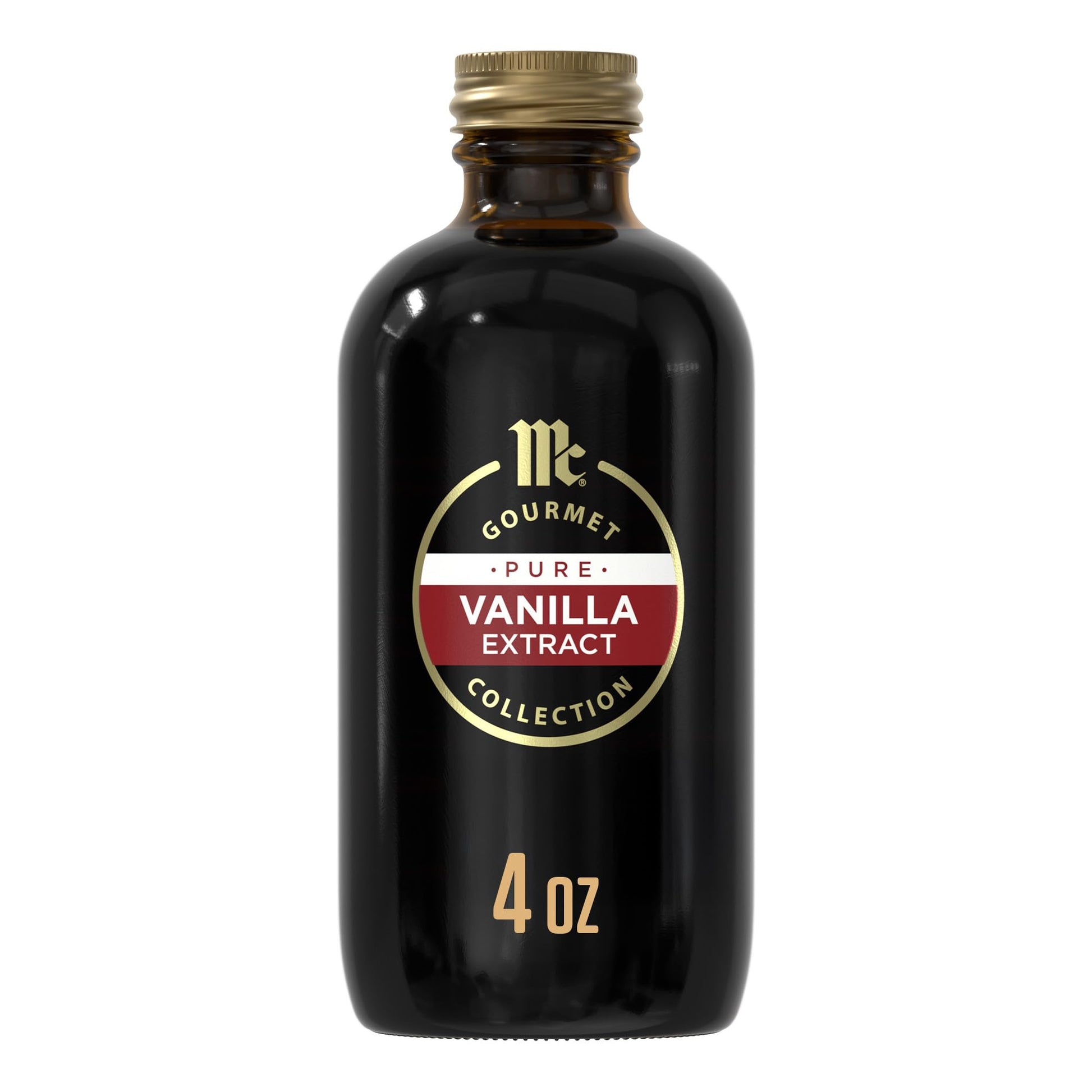 McCormick Gourmet Collection Vanilla Extract  Pure  Our Best Herbs & Spices  Crafted in Small Batches with 100% Madagascar Vanilla Beans  Elevates Cookies  Pancakes  Waffles  Coffee  Sauces  Glazes  and More  4 fl oz