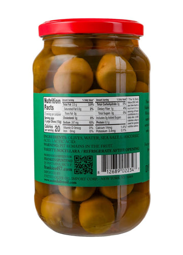 Frankies 457 Sicilian Black Olives - Authentic Sicilian - Product Of Italy - Premium Handpicked Imported Italian Olives - Great