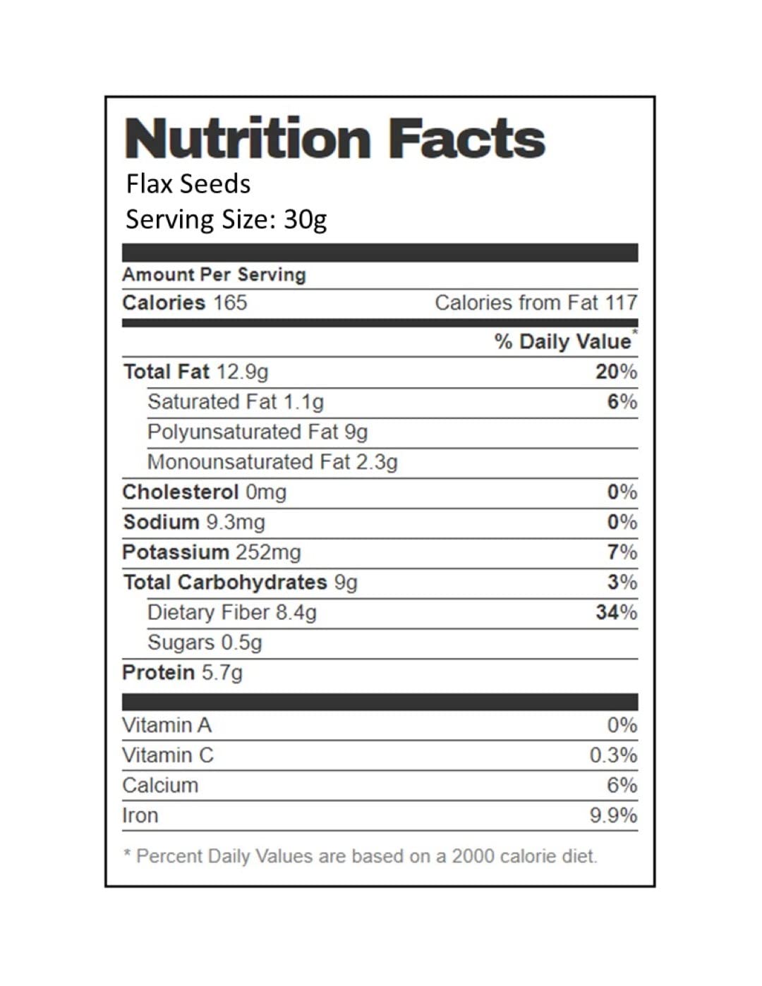 AIVA Flax Seeds 5 Pound