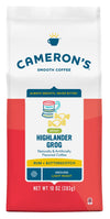 Camerons Coffee Roasted Ground Coffee Bag, Flavored, Decaf Highlander Grog, 10 Ounce