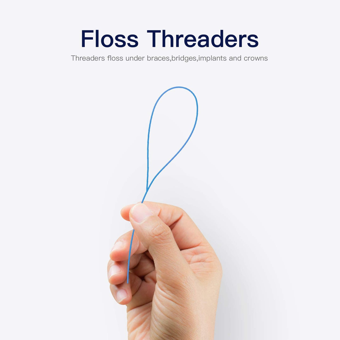 Floss Threaders For Braces, Bridges, And Implants 200 Count (Pack Of 4)