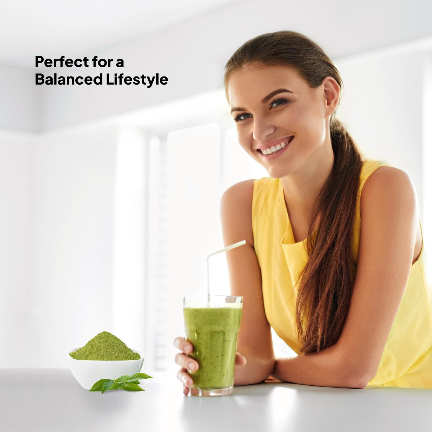 Premium Organic Matcha Powder 16Oz - | Culinary Grade | Pure | Sugar-Free | Additive-Free | - Matcha Green Tea Powder For Tea, L