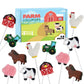 Farm Candy Lollipops - 24 Individually Wrapped Suckers Bulk - Cute Farm Animal Party Favors - Barn, Tractor, Horse, Cow, Chicken