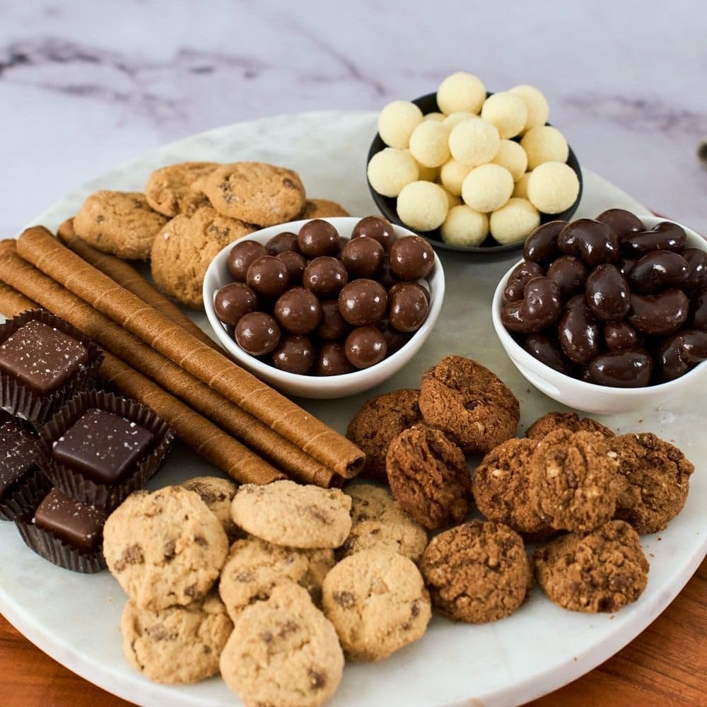 Chocolate Gift Basket Enhanced Of Chocolates, Cookies, And Candy By Gourmetgiftbaskets.Com
