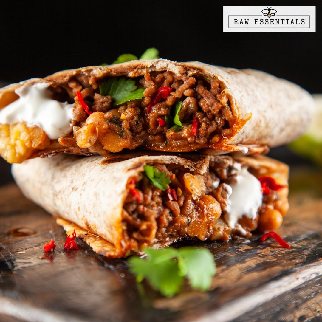 Raw Essentials Taco Supreme Seasoning - Bold, Zesty And Savory Flavor - Use To Season Beef, Chicken, Pork Or Veggies - Great For