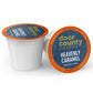 Oor County Coffee Heavenly Caramel Flavored Coffee Ground | 10 Count Single Serve Cups | Medium Roast | 100% Specialty Arabica C