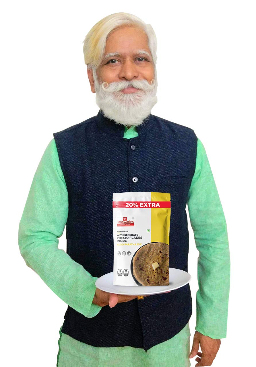 Tanawades Smart Food Paratha Combo, Instant Aloo Paratha, Lal Math Paratha Mix, Ready To Cook, Home Food With Hand Picked Flavou