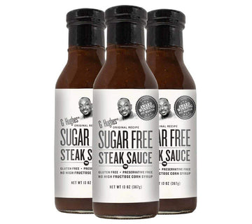 G Hughes Steak Sauce, Sugar Free, Gluten Free, 13 Ounces (Pack Of 6)