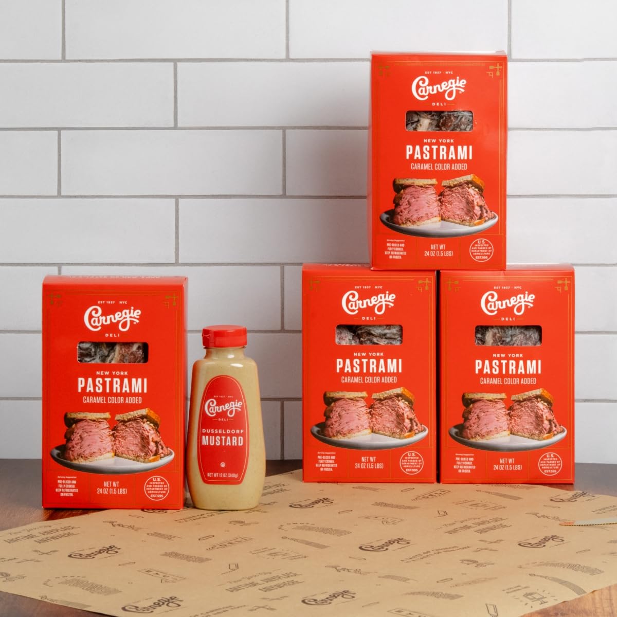 Carnegie Deli New York Mega Sliced Deli Meat Bundle | 6 Lbs (Pastrami)