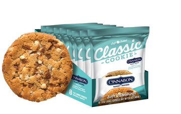 Classic COOKIE Soft Baked Cinnabon® Cookies with Cinnamon & Cream Cheese Chips, 2 Boxes, 16 Individually Wrapped Cookies