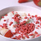 Premium Freeze Dried Strawberries Pieces 8.8 Oz/250G, Crispy Diced Strawberries Dried, 100% Natural & No Additives, No Sugar (8.