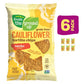 REAL FOOD FROM THE GROUND UP Cauliflower Tortilla Chips - 6Count, 4.5 Oz Bags (Nacho)