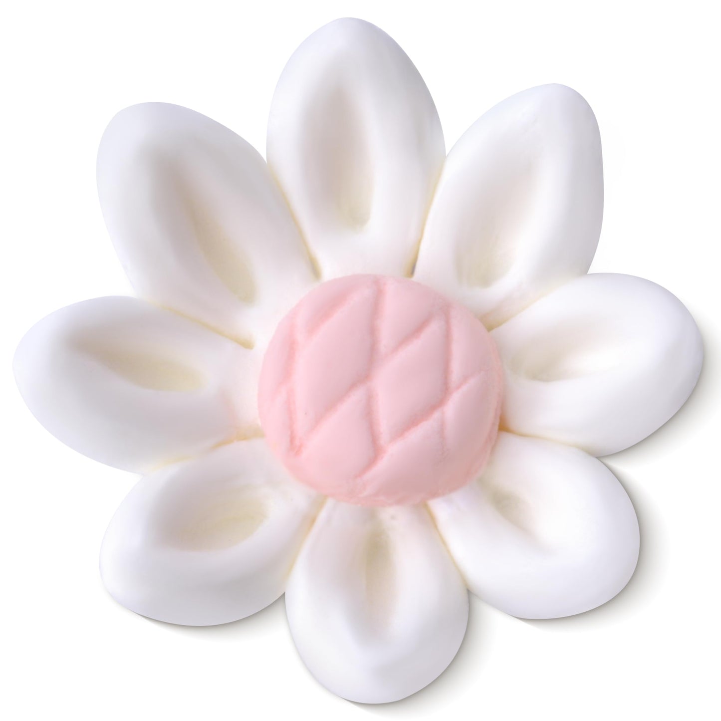 72 Count Edible Daisy Cake Decorations  Mini Edible Flowers  White & Pink Sugar Flowers  Daisy Cupcake Toppers For Cakes & Cupcakes  Edible Cake Decorations  Global Sugar Art (3/4 Inch)