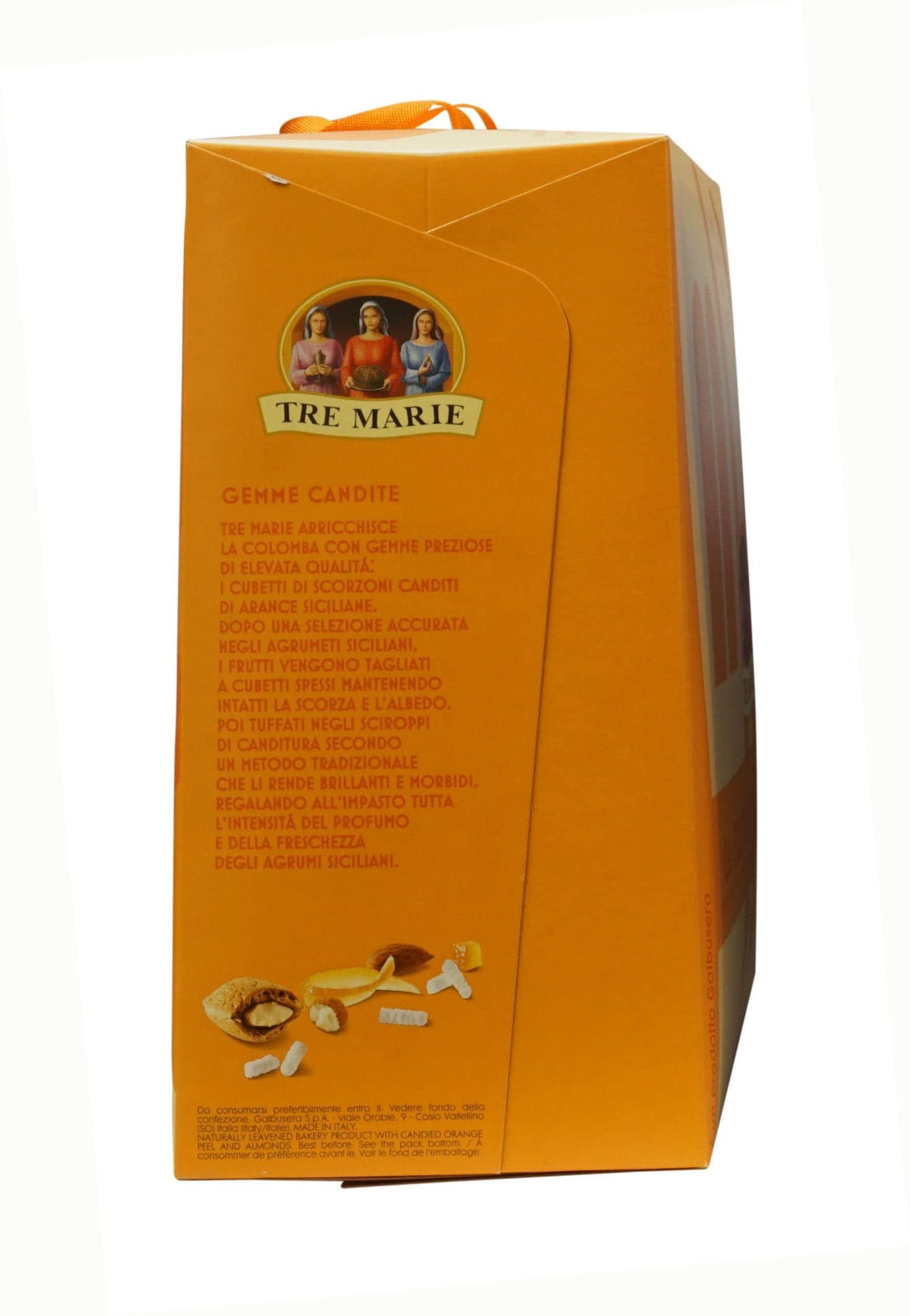 Tre Marie: Italian Easter Dove ''La Colomba'', Traditional Recipe With Sicilian Orange Peel 1000Gr/33.81Oz