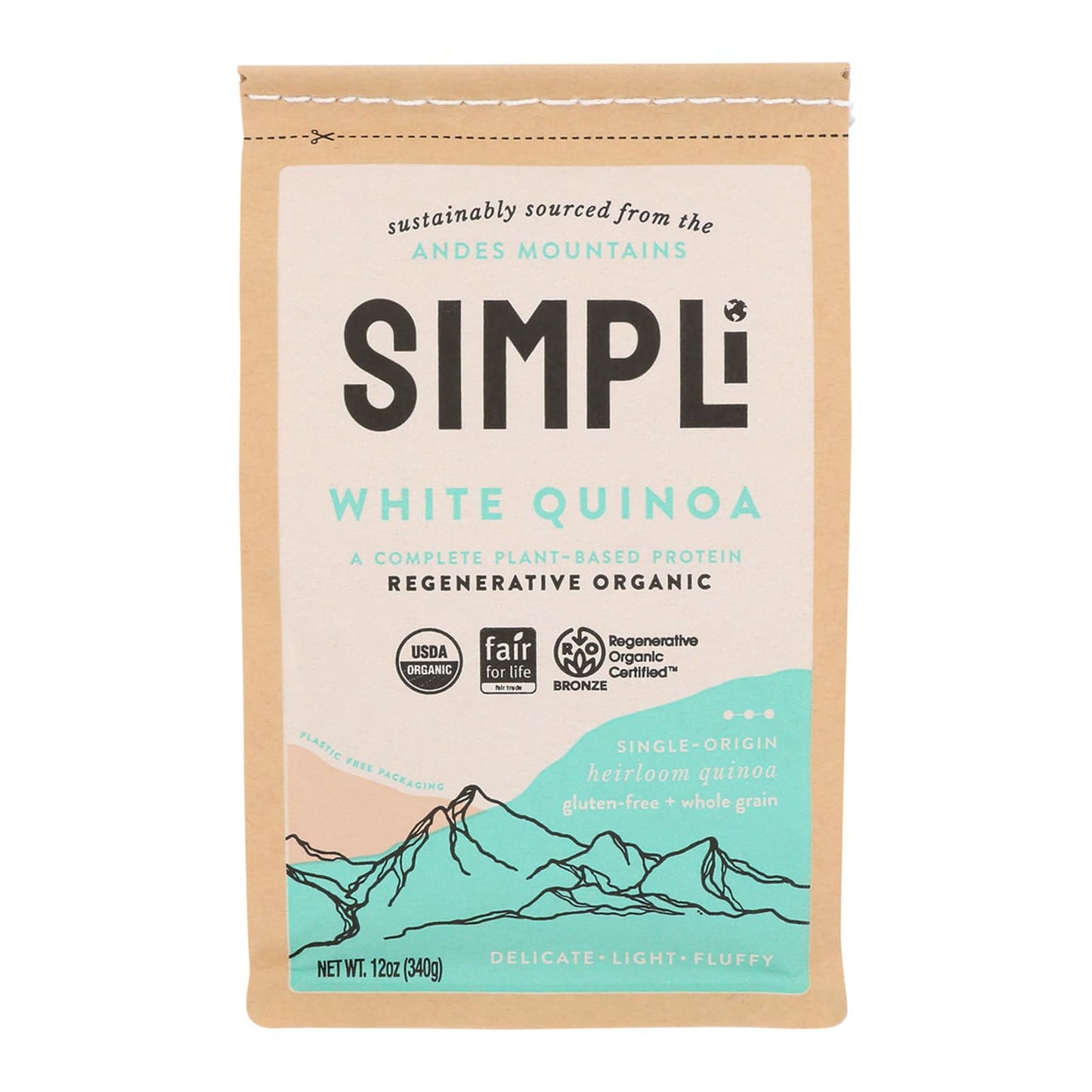 Simpli - Quinoa White Regenrte - Case Of 8-12 Oz