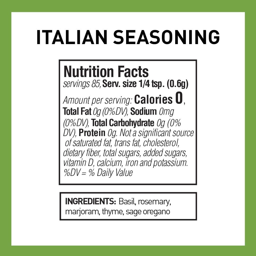 Spice Hunter Italian Seasoning Blend, 0.6 Ounce (Pack Of 6)