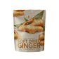 AMPHORA Soft Dried Ginger, 4 oz Pouch, Case of 6 - Natural Flavor, Ideal for Cooking and Baking