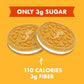 Rip Van Leos - Golden Vanilla Sandwich Cookies - Low Sugar Snack Cookies - Low Carb Snack - Diabetic Snacks - 40 Low Sugar Cookies (10 Packs Of 1.69Oz)