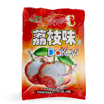 Hong Yuan Classic Hard Candy 12.3oz/350g (lychee, 1 pack)