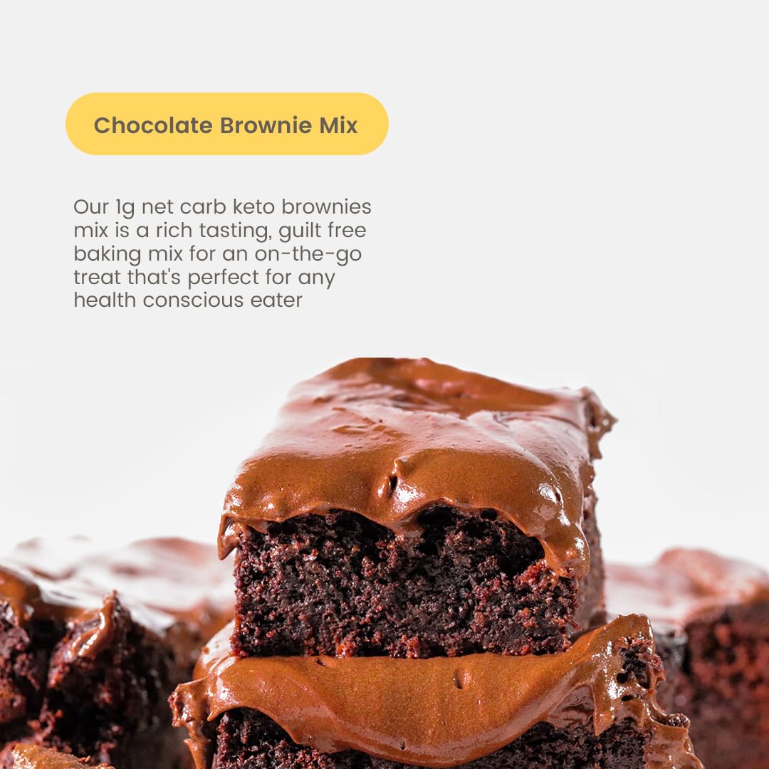 Good Dee's Chocolate Brownie Mix | Keto Baking Mix | Sugar-Free, Gluten-Free, Grain-Free, Nut-Free, Soy-Free & Low Carb Baking M