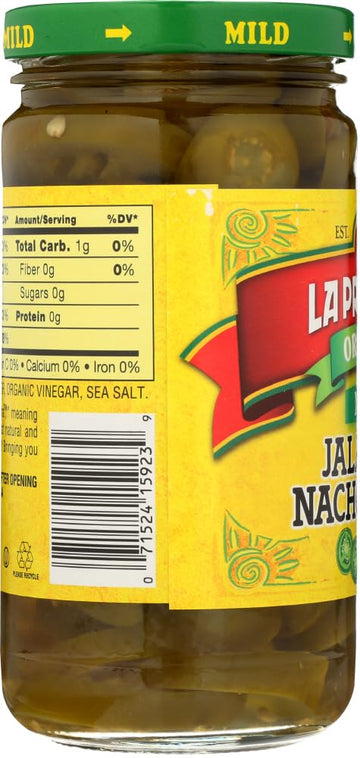 La Preferida Organic Jalapeno Nacho Slices, Mild, 11.5 Oz (Pack Of 3)