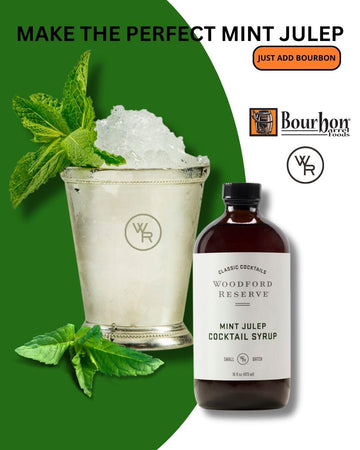 spirit-inspired flavor Barrel Foods Cocktail Syrup Duo - Mint Julep & Old Fashioned, 16 oz Each