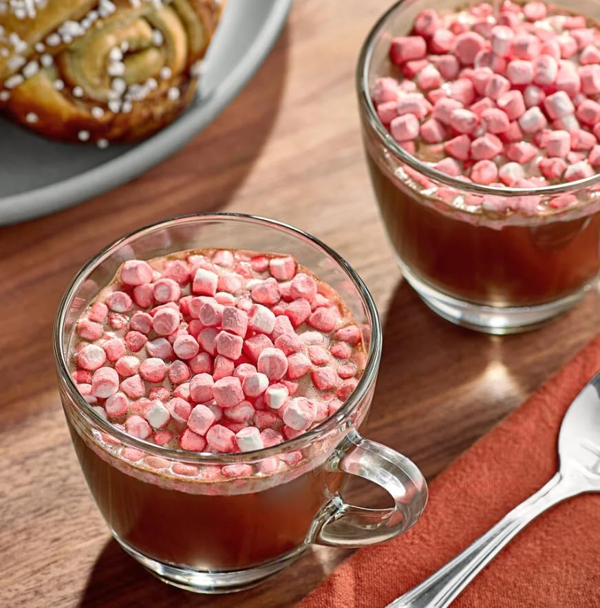 Sarah's Candy Factory 48 Oz Dehydrated Peppermint Marshmallow Bits in Reusable Jar 3 Lbs