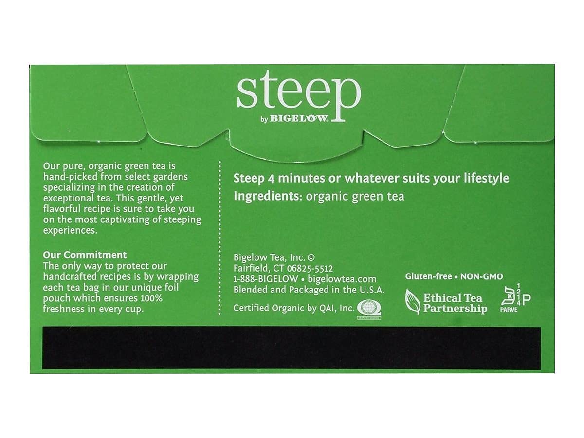 Bigelow Tea Steep Pure Green Organic, 0.91 Oz