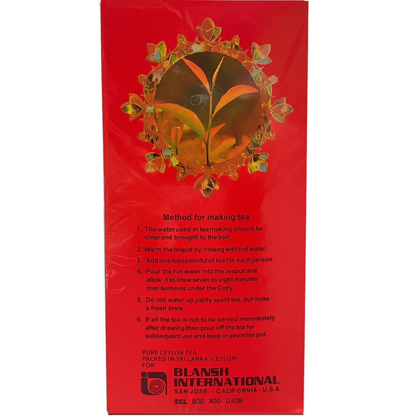 Zarrin - Pure Ceylon Tea Opa, Orange Pekoe A, 1Lb (454G), Loose Leaf Tea