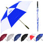 Baraida Golf Umbrella Large 62/68/72 Inch, Extra Large Oversize Double Canopy Vented Windproof Waterproof Umbrella, Automatic Open Golf Umbrella For Men And Women And Family.(68 Inch,White/Blue)