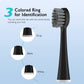 Replacement Brush Heads For ???????????????? ??????????-???????????? Flossing Toothbrush With Cover, Compact, 3 Count Black, Har