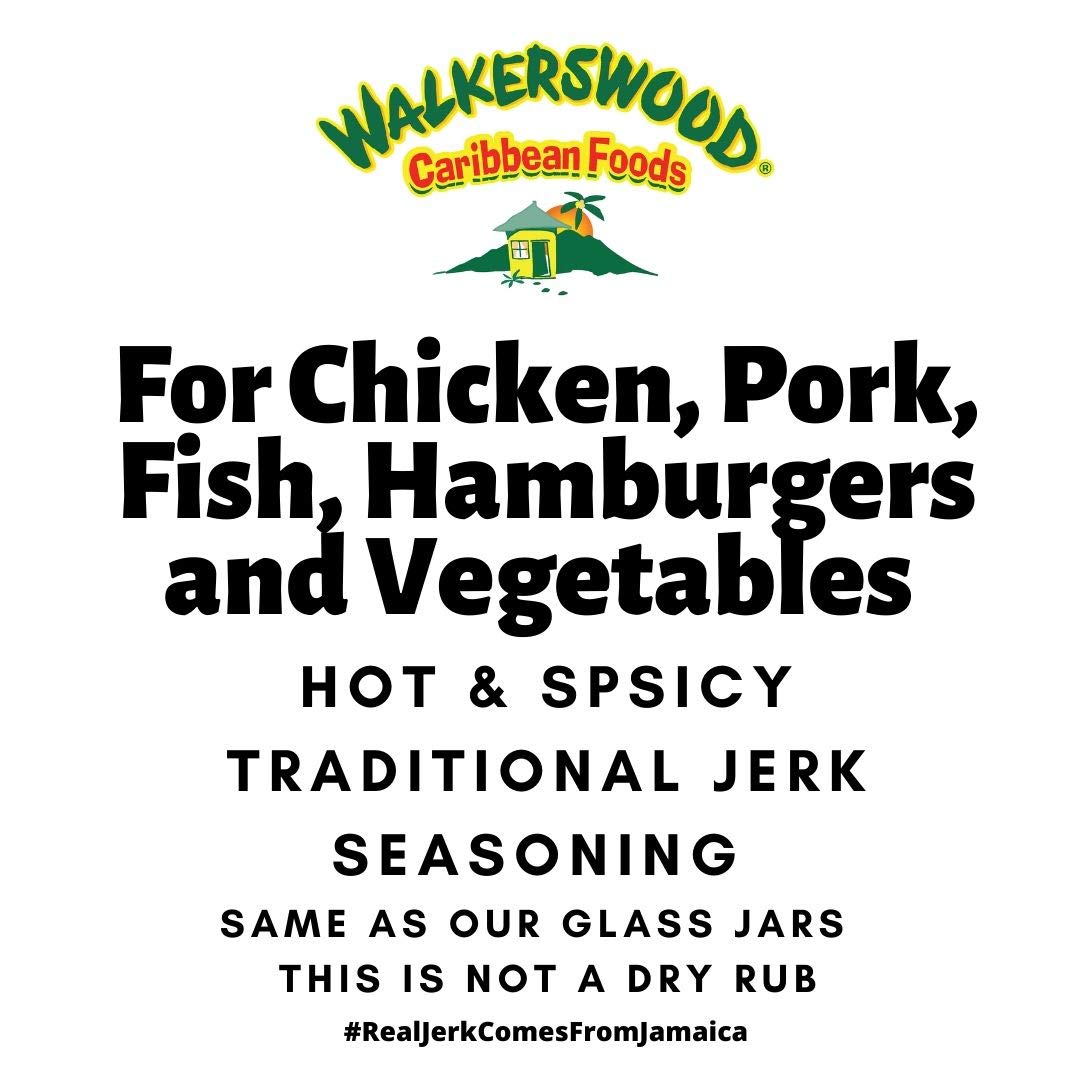 Walkerswood Traditional Jamaican Jerk Seasoning, Hot and Spicy, 50 lb.