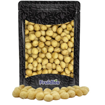 Fruidles Roasted & Salted Macadamia Raw Nuts, Natural Non-GMO, Gluten-Free, Healthy Fat, Emergency, Survival Food, 2-Pounds