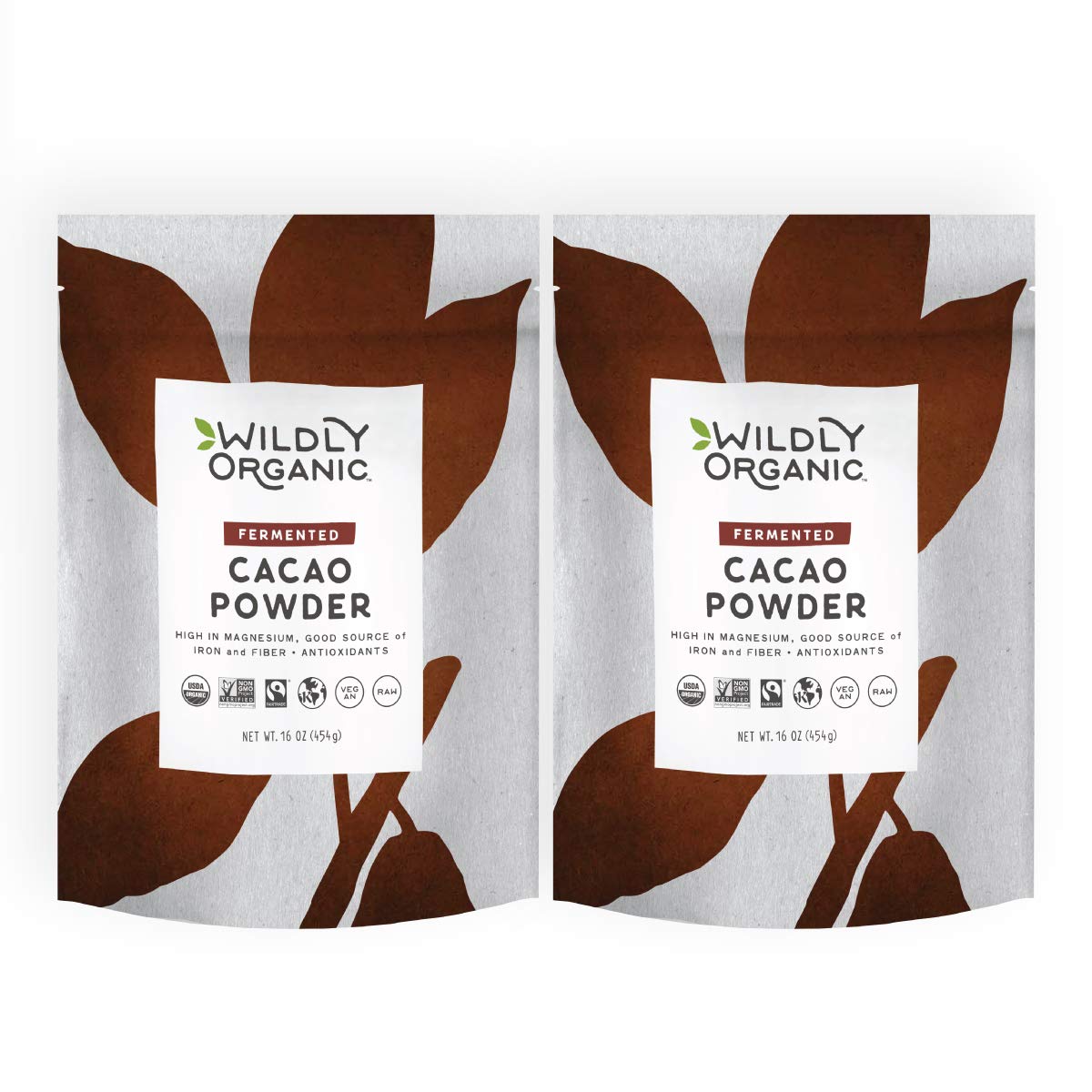Wilderness Family Naturals Organic Fermented Cacao Powder - 2 lbs - Fair Trade