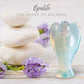 Earth Therapy Original Pocket Guardian Angel With Serenity Prayer Card - Opal Healing Stone Figurine - Bless Yourselves And Your