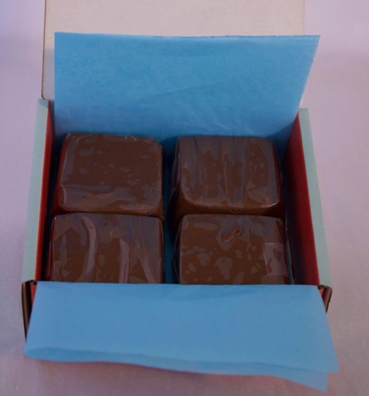 Betsy'S Fancy Fudge Chocolate Fudge, 1 Lb In 4 Wrapped Pieces, Gluten Free, Fresh Gourmet Candy, Makes Great Gift!