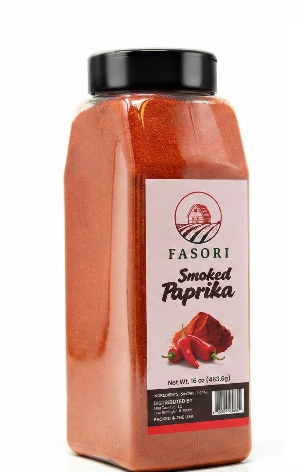 Fasori Smoked Paprika Powder 16 oz (1lb) enhanced Ground Paprika Spice  Bold Smoky Flavor  Perfect for Cooking  BBQ & Grilling