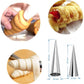 Fantasyday Non-Stick Cream Cannoli Tubes, 20 Pcs Stainless Steel Baking Cones Pastry Roll Horn Croissant Mold Cannoli Shells - Pastry Baking Set For Christmas Cake Anniversary Party