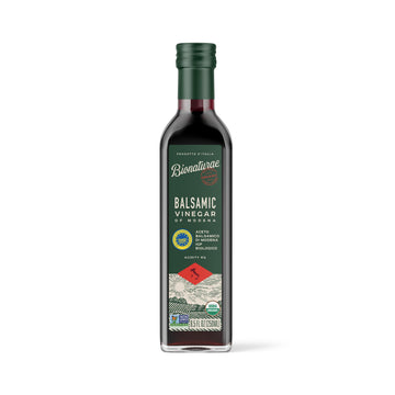 Bionaturae Vinegar Balsamic - Organic Balsamic Vinegar, Modena Balsamic Vinegar, Acidity 6%, USDA Certified Organic, Recyclable 