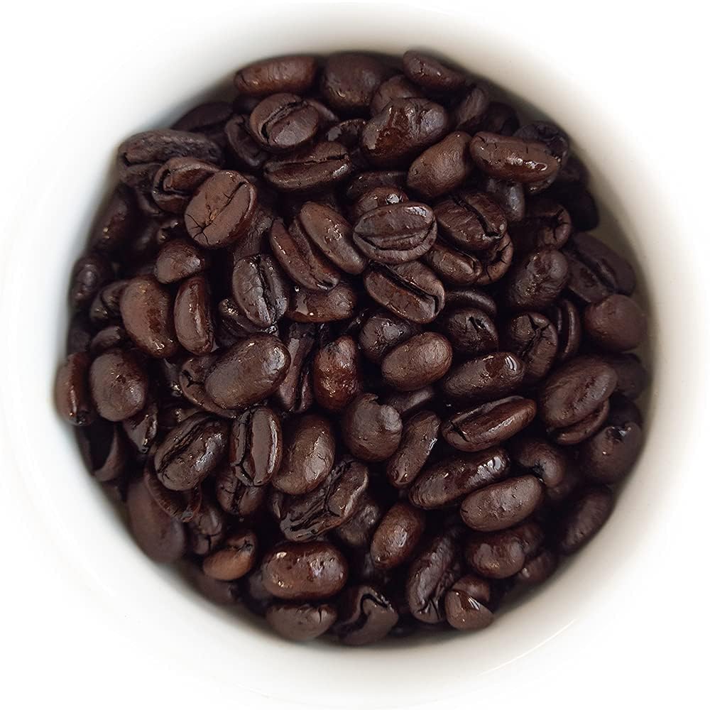 Fresh Roasted Coffee Organic Black Knight Dark Roast Ground 12 oz Fair Trade Kosher