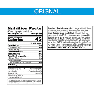 Kelloggs Rice Krispies Treats Mini Squares, Original with Rainbow Sprinkles (52 ct.)